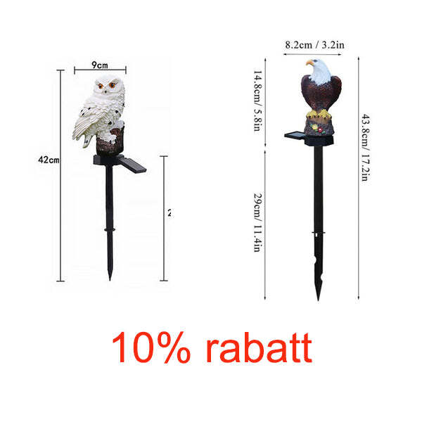 OwlGlow Solar-Powered Garden Decor